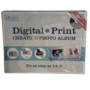 Digital To Print Create Your Own Photo Album Reader's Digest PC/MAC Compatible